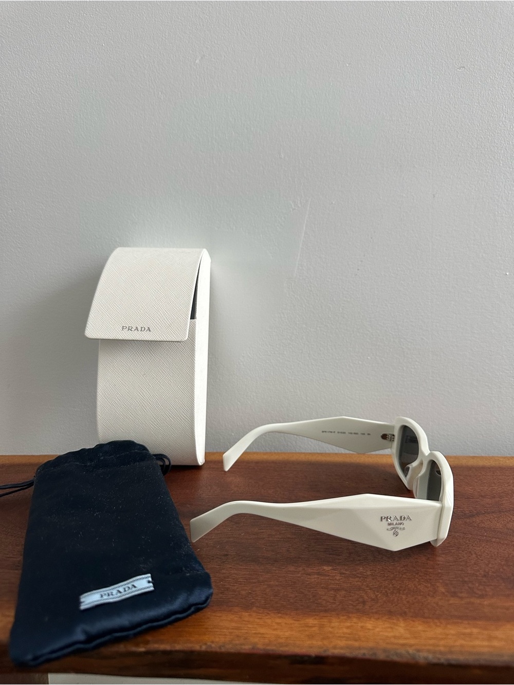 Prada Scultero White Sunglassses - Picture 2 of 4